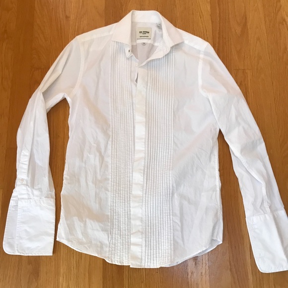 Ben Sherman Skinny Fit Tuxedo Shirt - Picture 1 of 5